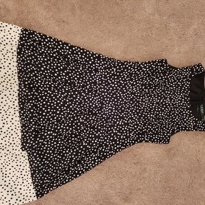 Ralph Lauren Navy Polka Dot Dress
